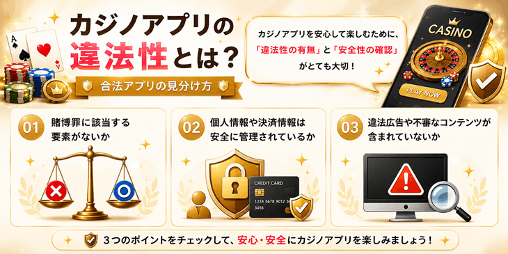 カジノアプリの違法性とは
