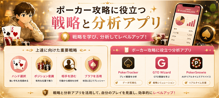 ポーカーの戦略と分析ツール概要