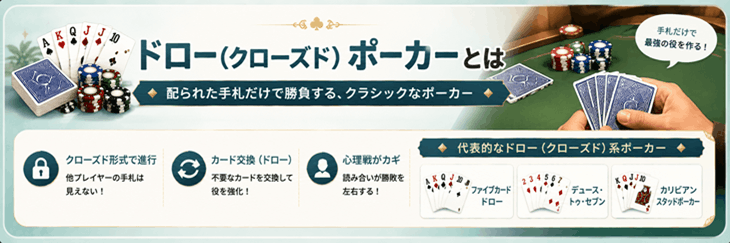 ドロー(クローズド)ポーカーの概要
